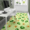 Green Avocado Patttern Print Floor Mat-grizzshop