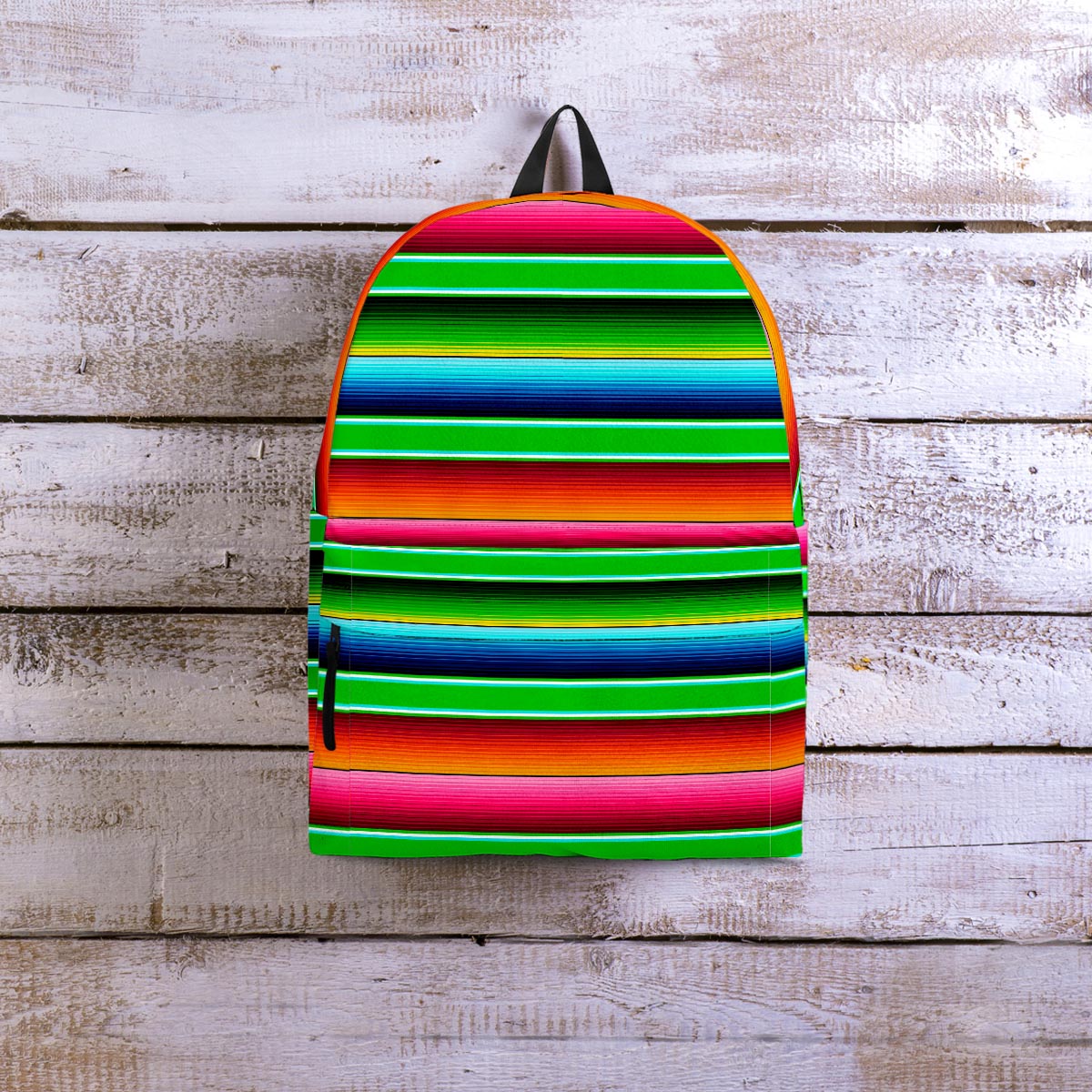 Green Baja Serape Backpack-grizzshop