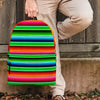 Green Baja Serape Backpack-grizzshop