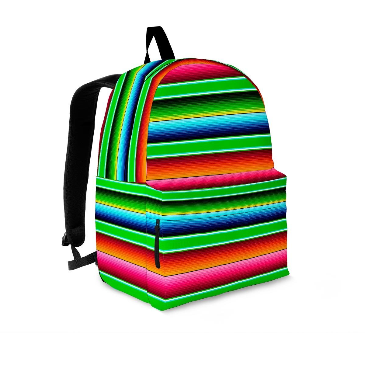 Green Baja Serape Backpack-grizzshop