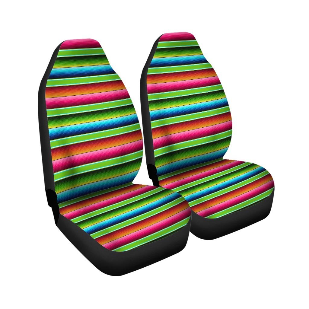 Green Baja Serape Car Seat Covers-grizzshop