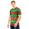 Green Baja Serape Men T Shirt-grizzshop