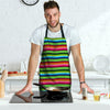 Green Baja Serape Men's Apron-grizzshop