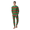 Green Baja Serape Men's Pajamas-grizzshop