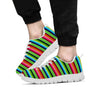 Green Baja Serape Men's Sneakers-grizzshop