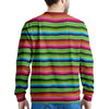 Green Baja Serape Men's Sweatshirt-grizzshop