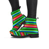 Green Baja Serape Women's Boots-grizzshop