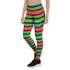 Green Baja Serape Women's Leggings-grizzshop