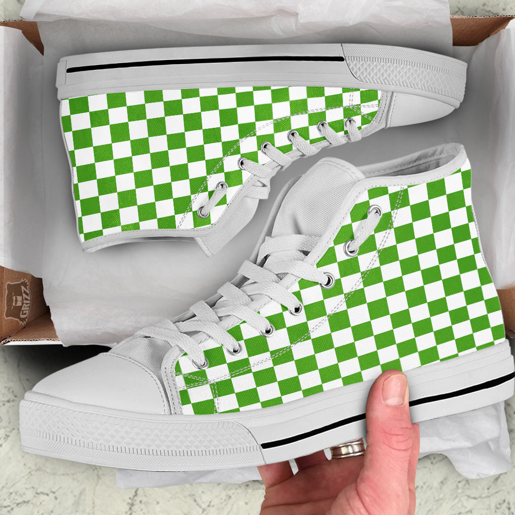 Checkered hot sale flag shoes