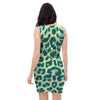 Green Cheetah Bodycon Dress-grizzshop