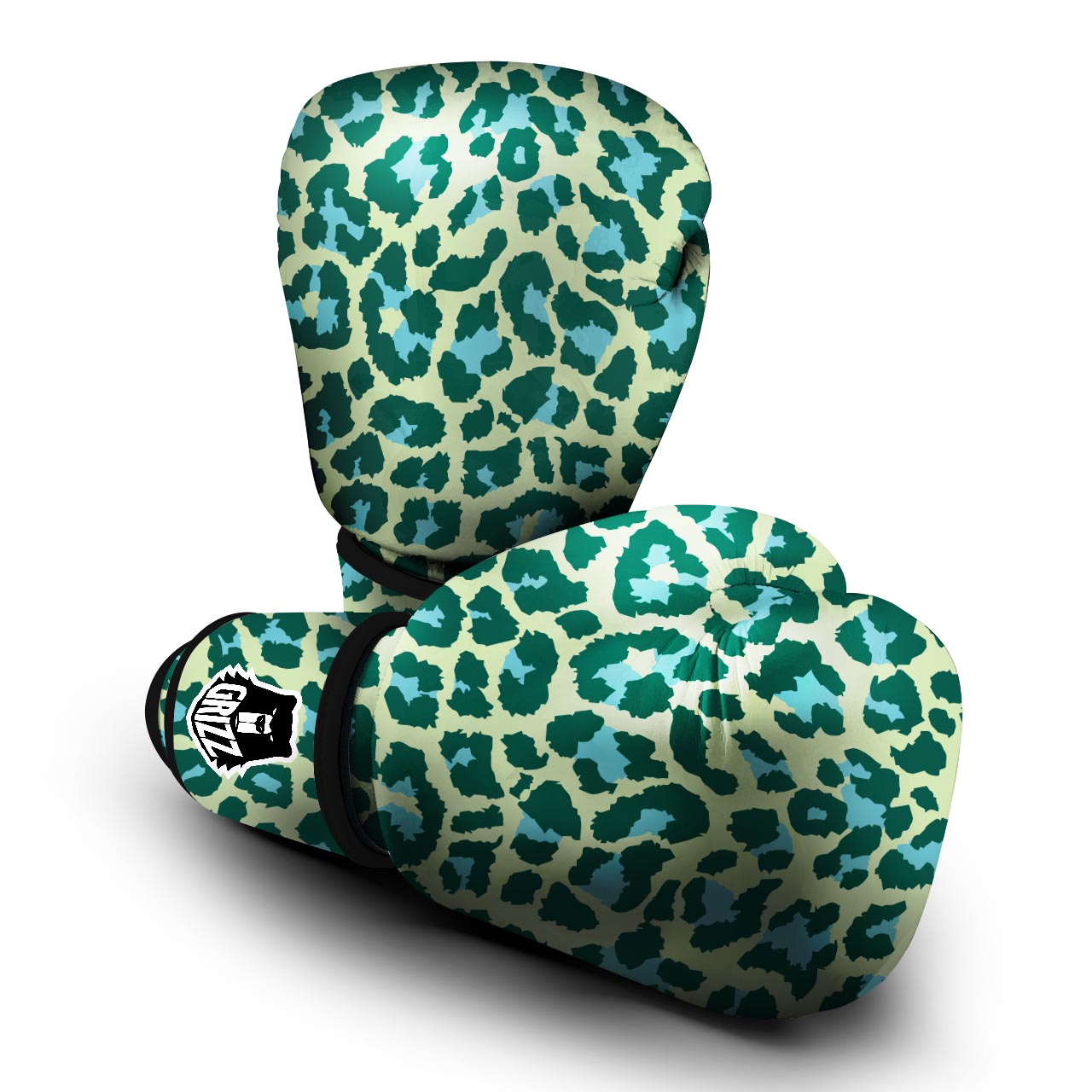 Green Cheetah Boxing Gloves-grizzshop