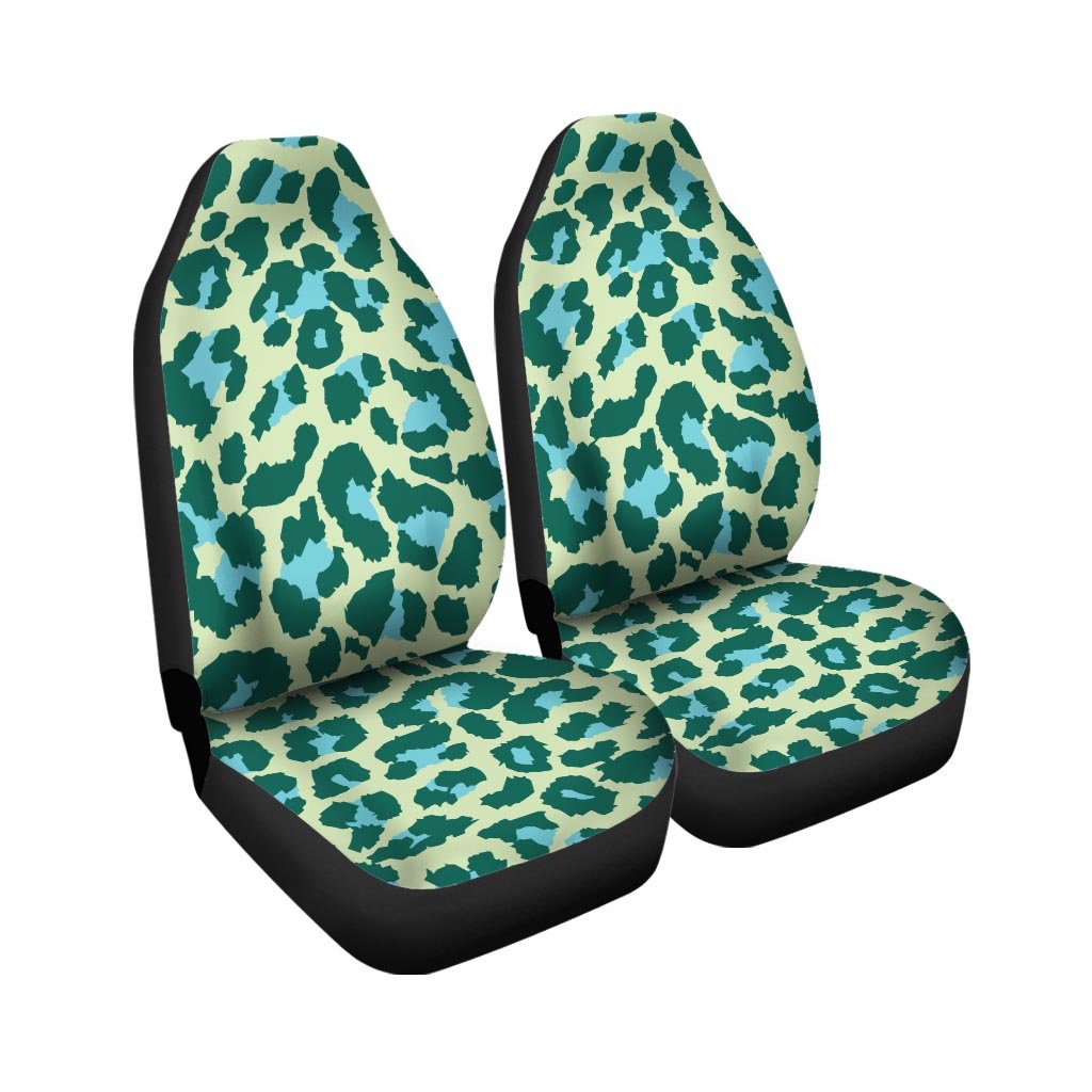 Green Cheetah Car Seat Covers-grizzshop