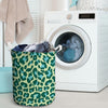 Green Cheetah Laundry Basket-grizzshop