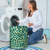 Green Cheetah Laundry Basket-grizzshop