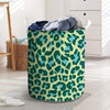 Green Cheetah Laundry Basket-grizzshop