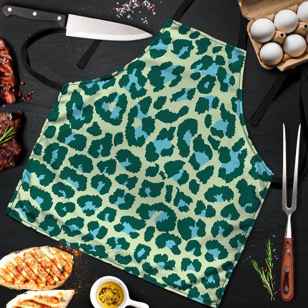 Green Cheetah Men's Apron-grizzshop