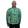 Green Cheetah Men's Bomber Jacket-grizzshop