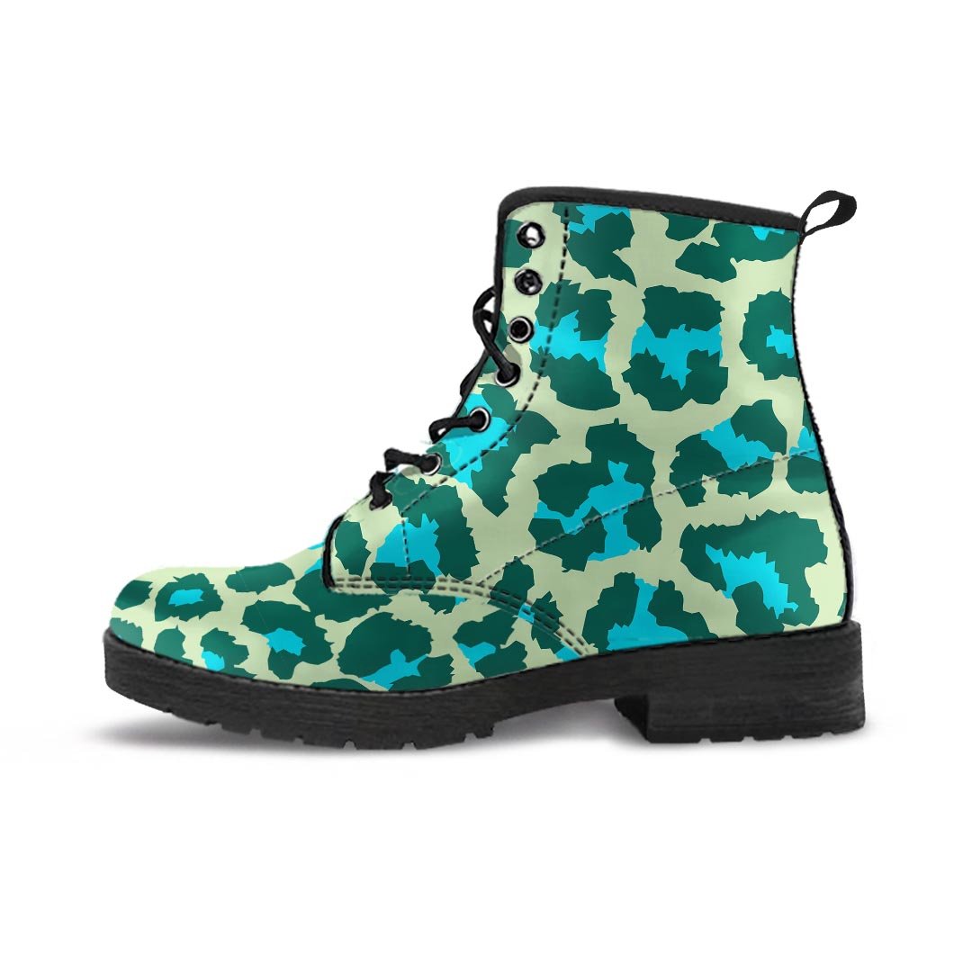 Green Cheetah Men's Boots-grizzshop