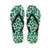 Green Cheetah Men's Flip Flops-grizzshop