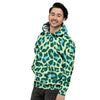 Green Cheetah Men's Hoodie-grizzshop