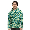 Green Cheetah Men's Hoodie-grizzshop