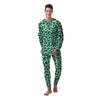 Green Cheetah Men's Pajamas-grizzshop