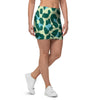 Green Cheetah Mini Skirt-grizzshop