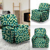 Green Cheetah Recliner Cover-grizzshop