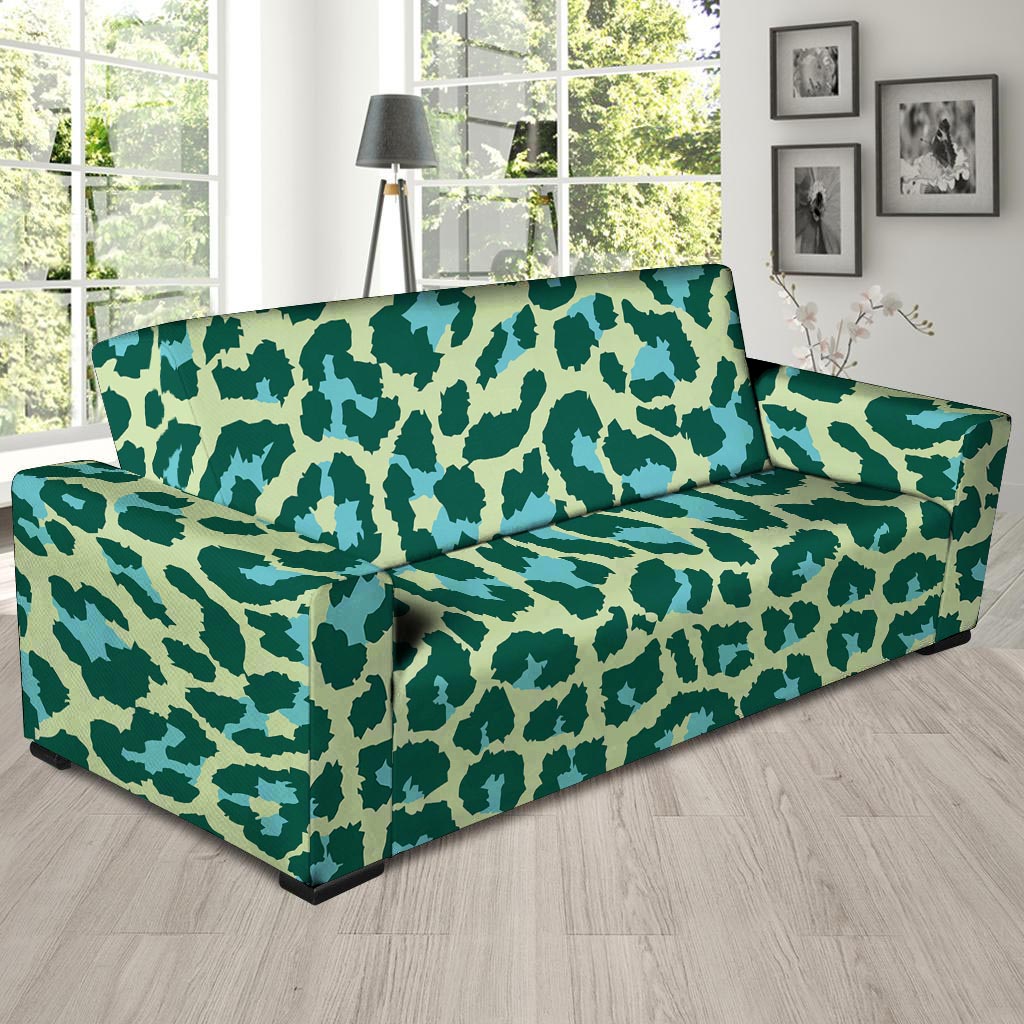 Green Cheetah Sofa Cover-grizzshop