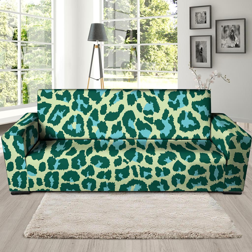 Green Cheetah Sofa Cover-grizzshop