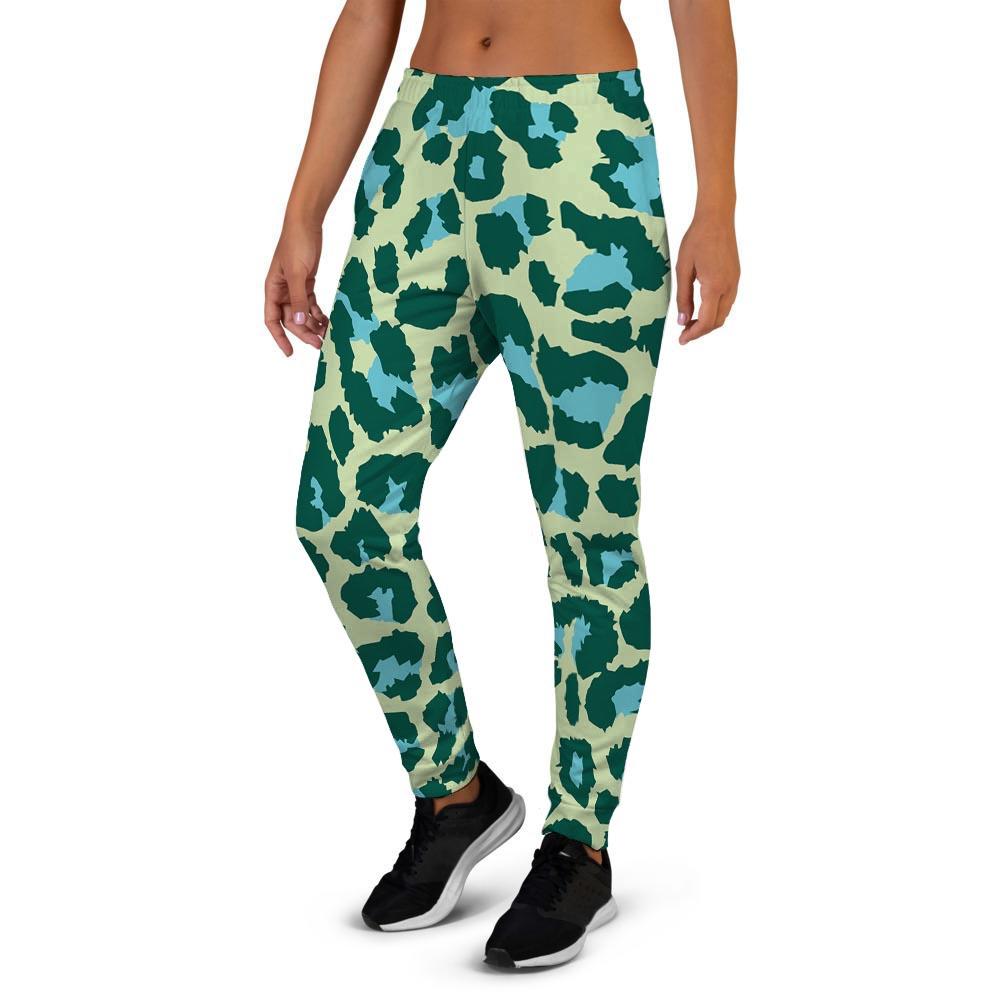 Green Cheetah Women's Joggers-grizzshop