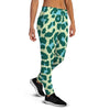 Green Cheetah Women's Joggers-grizzshop