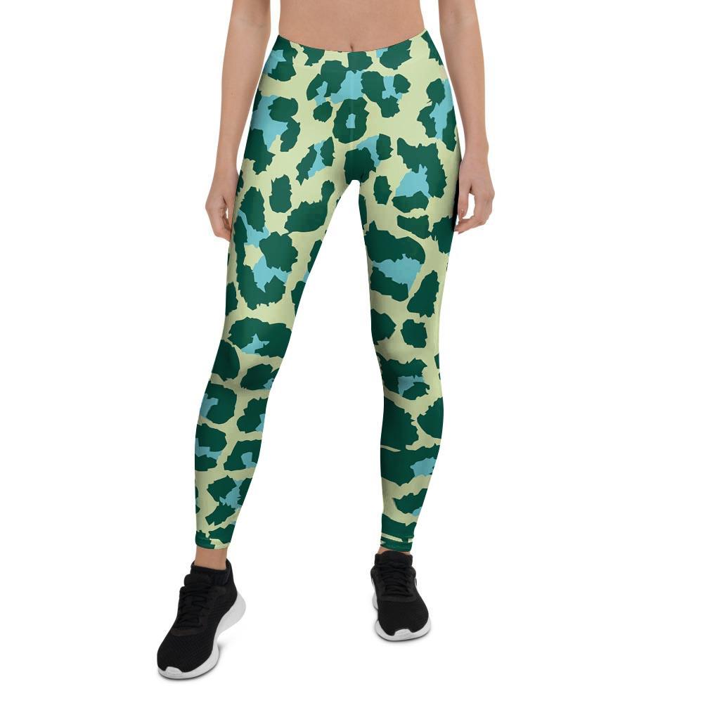 Green Cheetah Women's Leggings-grizzshop