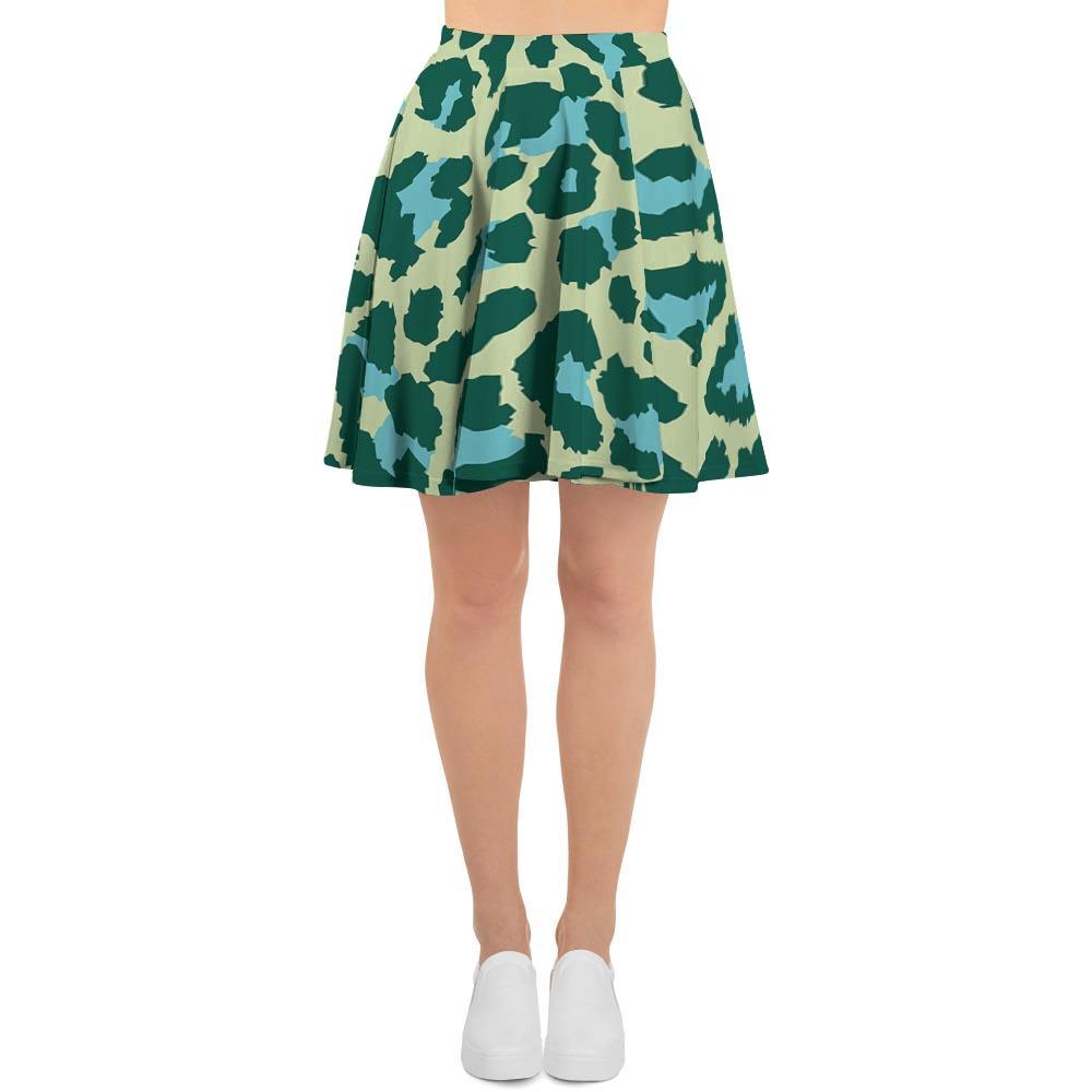 Green Cheetah Women's Skirt-grizzshop