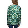 Green Cheetah Women's Sweatshirt-grizzshop