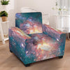 Green Cosmic Space Galaxy Armchair Cover-grizzshop