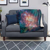 Green Cosmic Space Galaxy Blanket-grizzshop