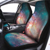 Green Cosmic Space Galaxy Car Seat Covers-grizzshop