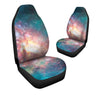 Green Cosmic Space Galaxy Car Seat Covers-grizzshop