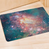 Green Cosmic Space Galaxy Door Mat-grizzshop