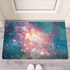 Green Cosmic Space Galaxy Door Mat-grizzshop