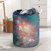 Green Cosmic Space Galaxy Laundry Basket-grizzshop