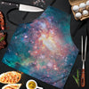 Green Cosmic Space Galaxy Men's Apron-grizzshop