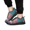 Green Cosmic Space Galaxy Men's Sneakers-grizzshop