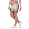 Green Cosmic Space Galaxy Mini Skirt-grizzshop