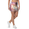 Green Cosmic Space Galaxy Mini Skirt-grizzshop