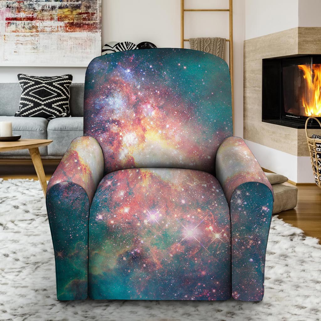 Green Cosmic Space Galaxy Recliner Cover-grizzshop