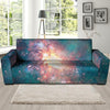 Green Cosmic Space Galaxy Sofa Cover-grizzshop