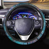 Green Cosmic Space Galaxy Steering Wheel Cover-grizzshop