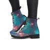 Green Cosmic Space Galaxy Women's Boots-grizzshop